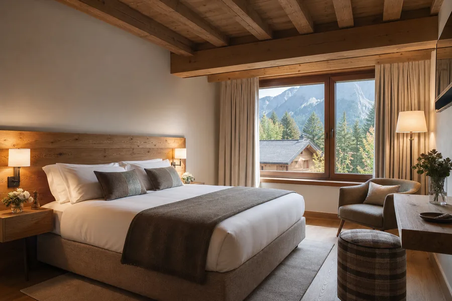 Camera di hotel dotata di connessione Wi-Fi professionale